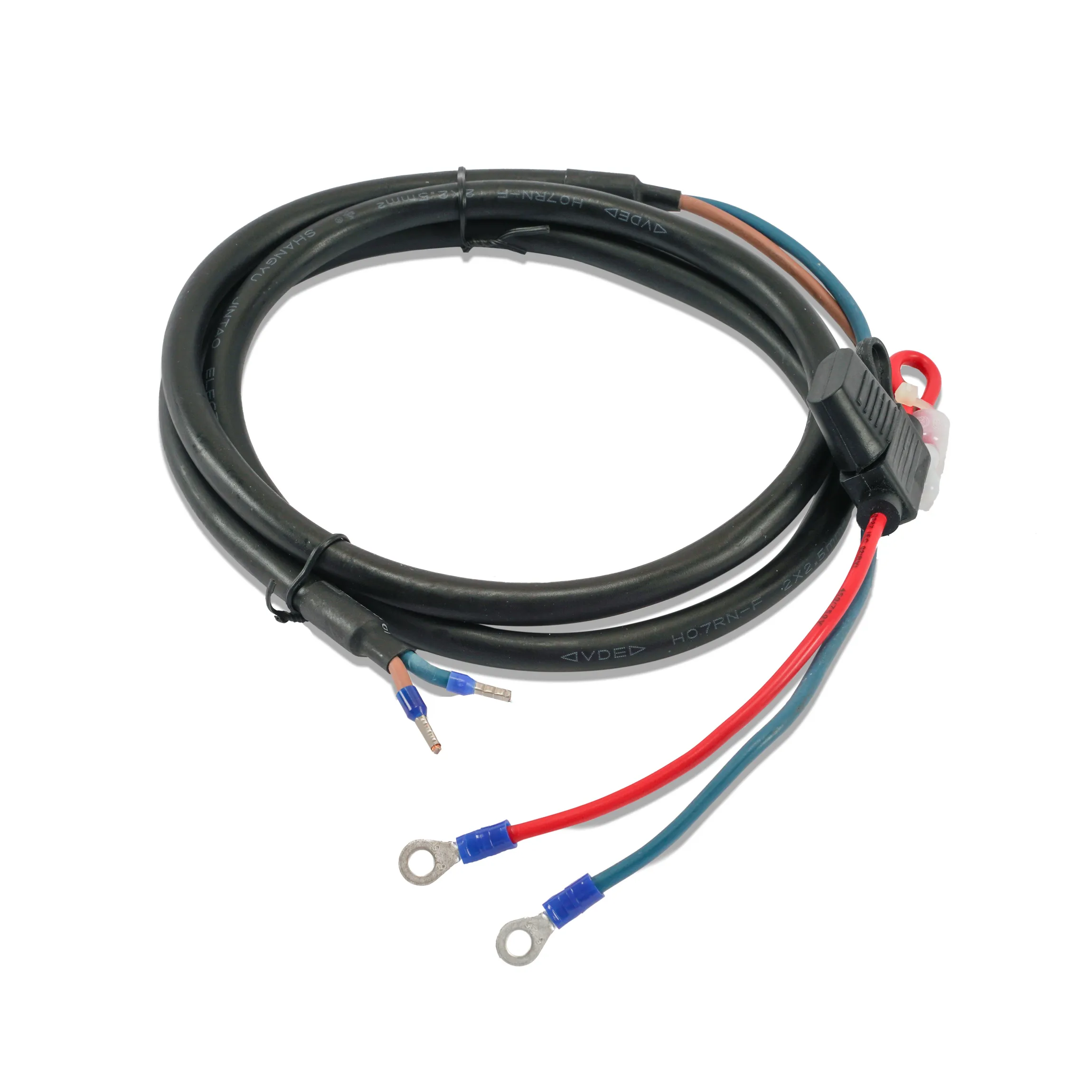 Batteriekabel Sicherung 20A/ Öse M5/ Querschnitt 2,5 qmm/ Länge 1,5 m
