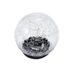 Einzelne Leuchtkugel Crackle Ball 10 cm, inkl. Akku