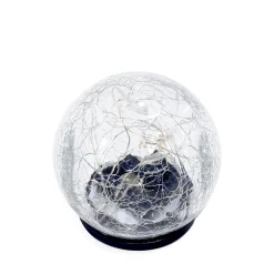 Einzelne Leuchtkugel Golden Ball 10 cm, inkl. Akku
