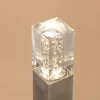 Elegante Standleuchte Bubble Tower 30 cm aus Edelstahl