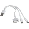 3-fach USB Ladekabel für Solarsystem MultiPower