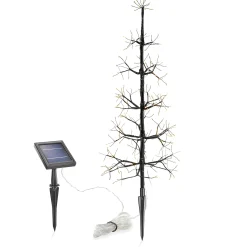 Frei gestaltbarer Solar Weihnachtsbaum mit 200 warmweißen LEDs