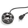 LED Lichtring 12 - 24 VDC mit 6 LEDs, kaltweiß