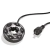 LED Lichtring 12 - 24 VDC mit 6 LEDs, RGB bunt