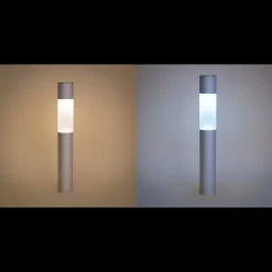 Moderne Solar Standleuchte Pole Light 50 cm DuoColor