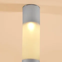 Moderne Solar Standleuchte Pole Light 50 cm DuoColor