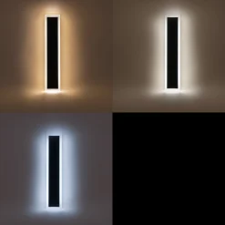 Moderne Solar-Wandleuchte Smartlight 50 cm