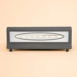Moderne Solar Wand- & Schilderleuchte AluLine, schwarz