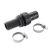 Schlauchverbinder 1 1/4" - 32 mm, inkl. 2 Schlauchschellen