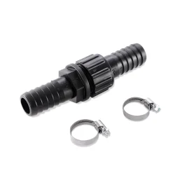Schlauchverbinder 3/4" - 19 mm, inkl. 2 Schlauchschellen