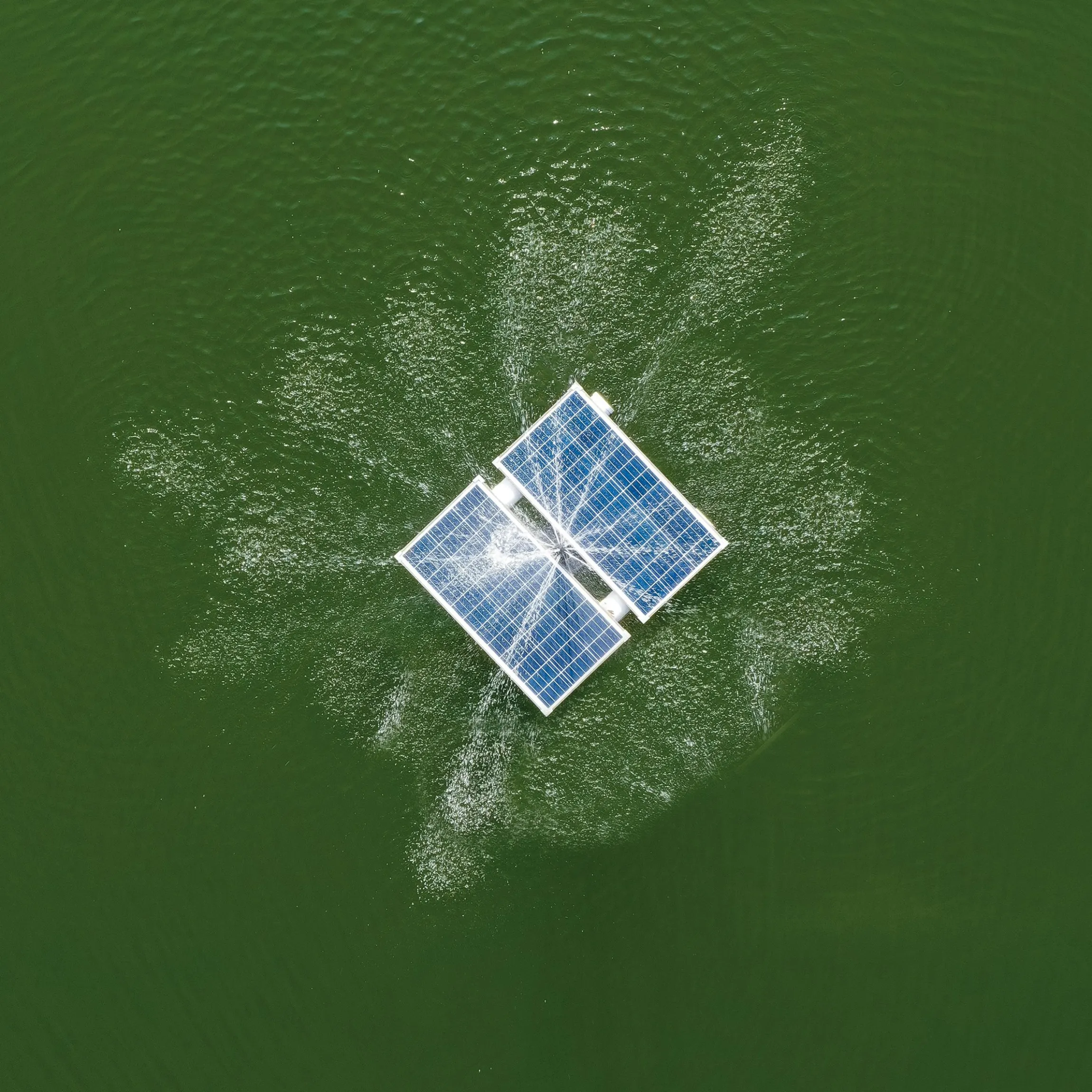 Schwimmender Solar Fischteichbelüfter 160/5000