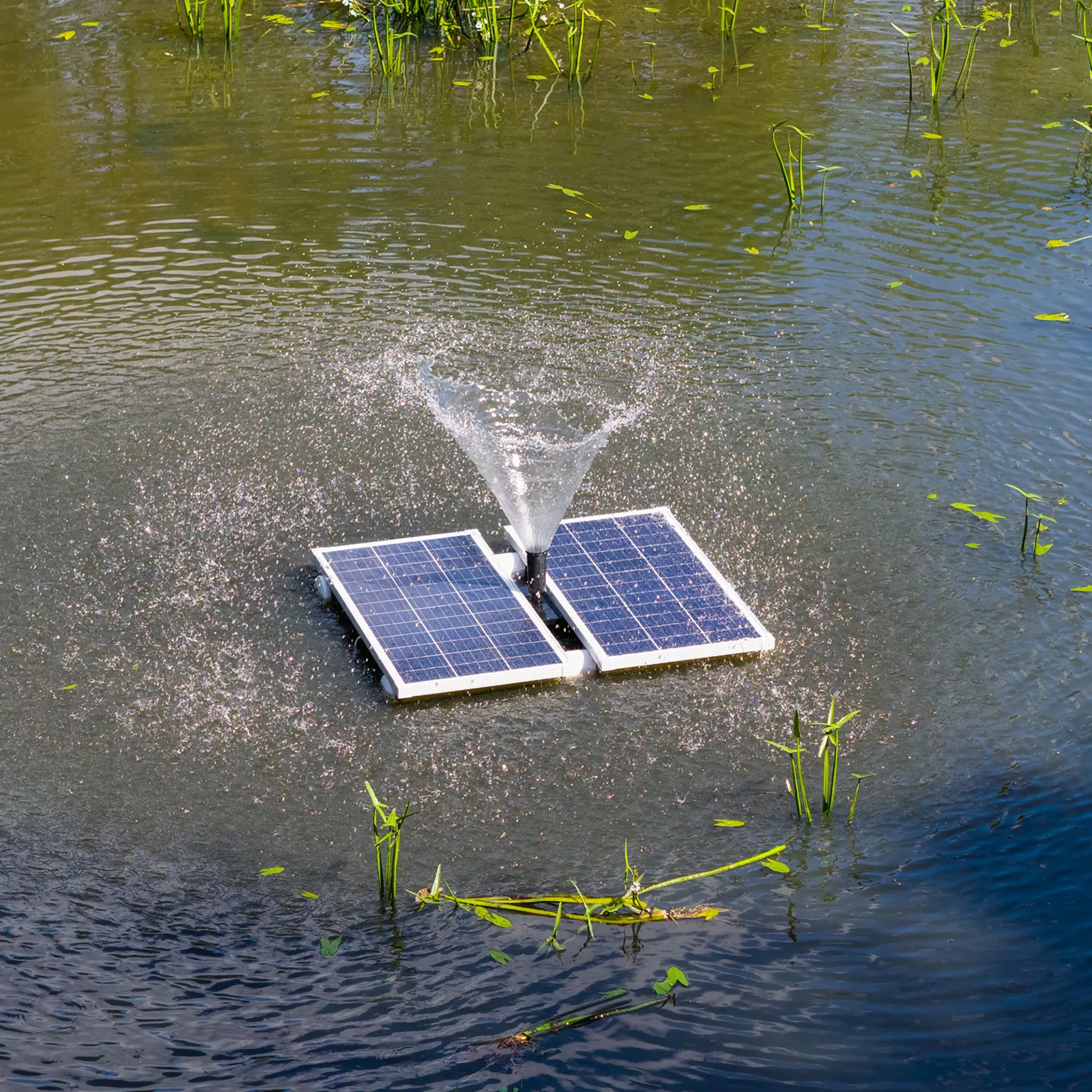 Schwimmender Solar Fischteichbelüfter 160/5000