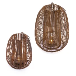 Solar Boho-Windlichter Isabella im 2er- Set