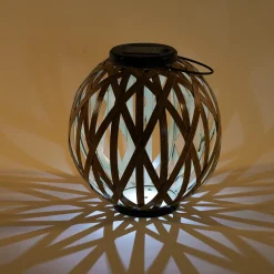 Solar Dekoleuchte Sandra aus Metallbändern ⌀ 21 cm