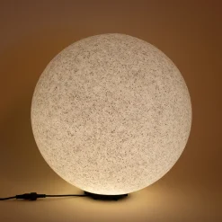 Solar Deko-Leuchtstein 40 cm mit externem 2 W Solarmodul