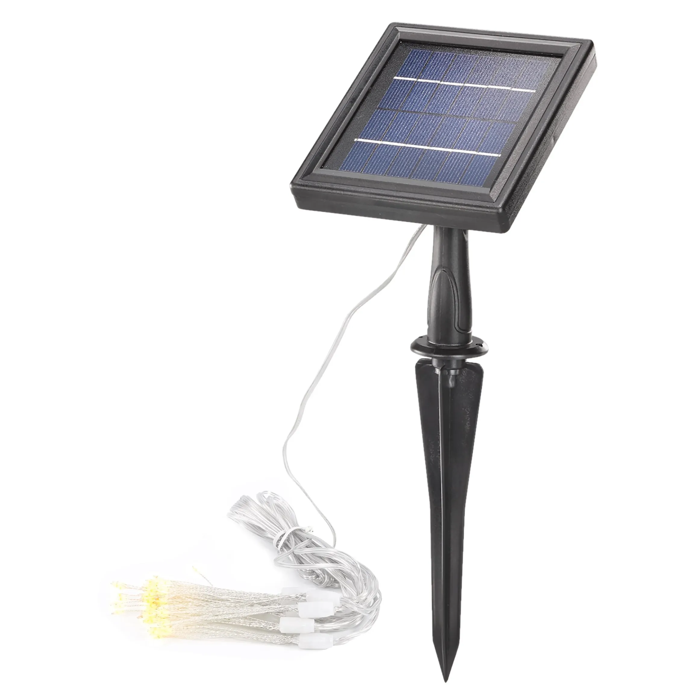 Solar Deko-Lichterkette Feuerwerk mit 100 warmweißen LEDs