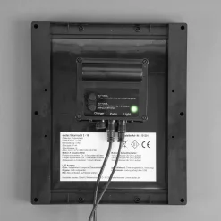 Solar Design Gartenbrunnen mit Wasserlauf und LED Licht