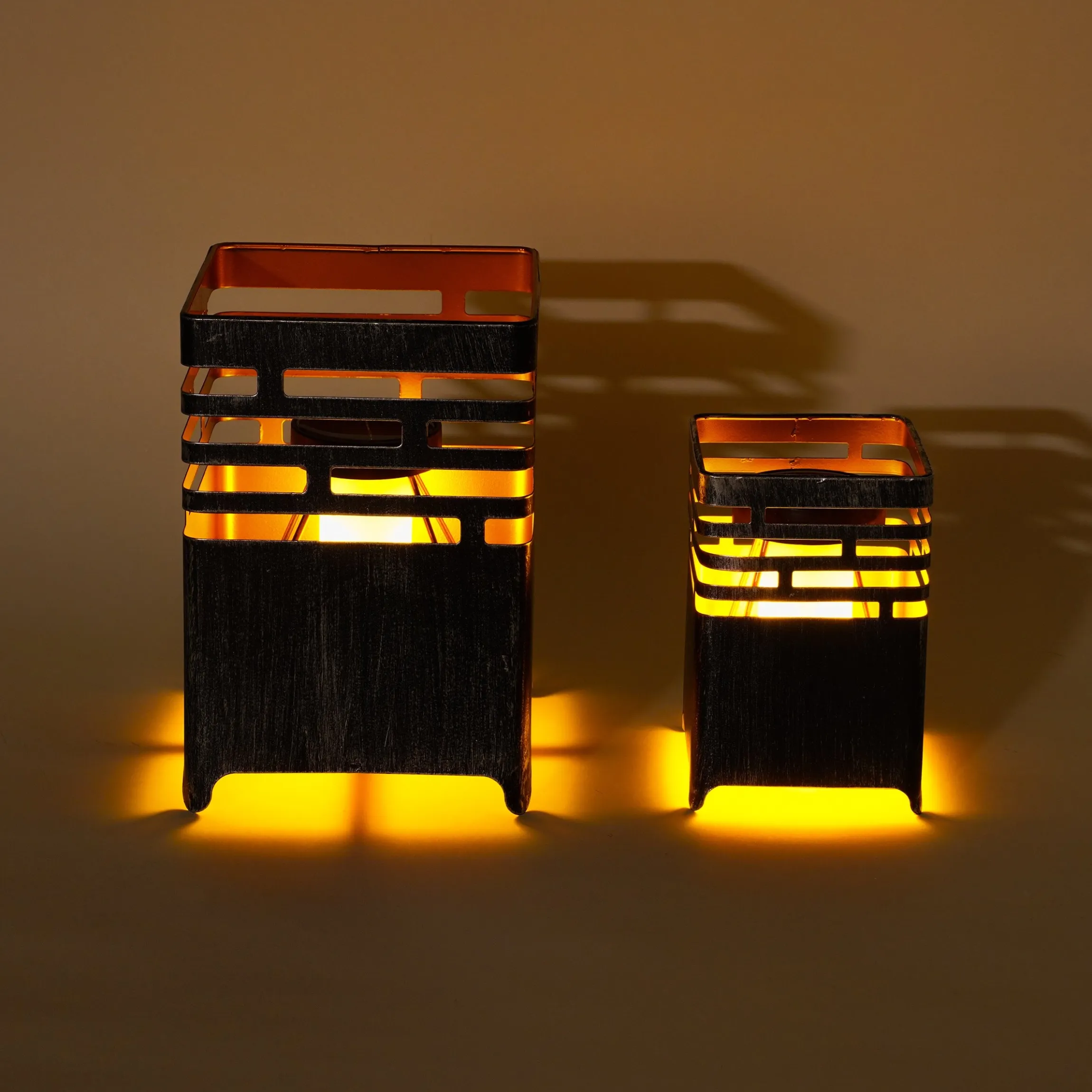 Solar Feuerstelle Lagos im 2er-Set