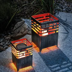 Solar Feuerstelle Lagos im 2er-Set
