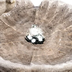 Solar Gartenbrunnen mit Vogelpaar und LED-Beleuchtung