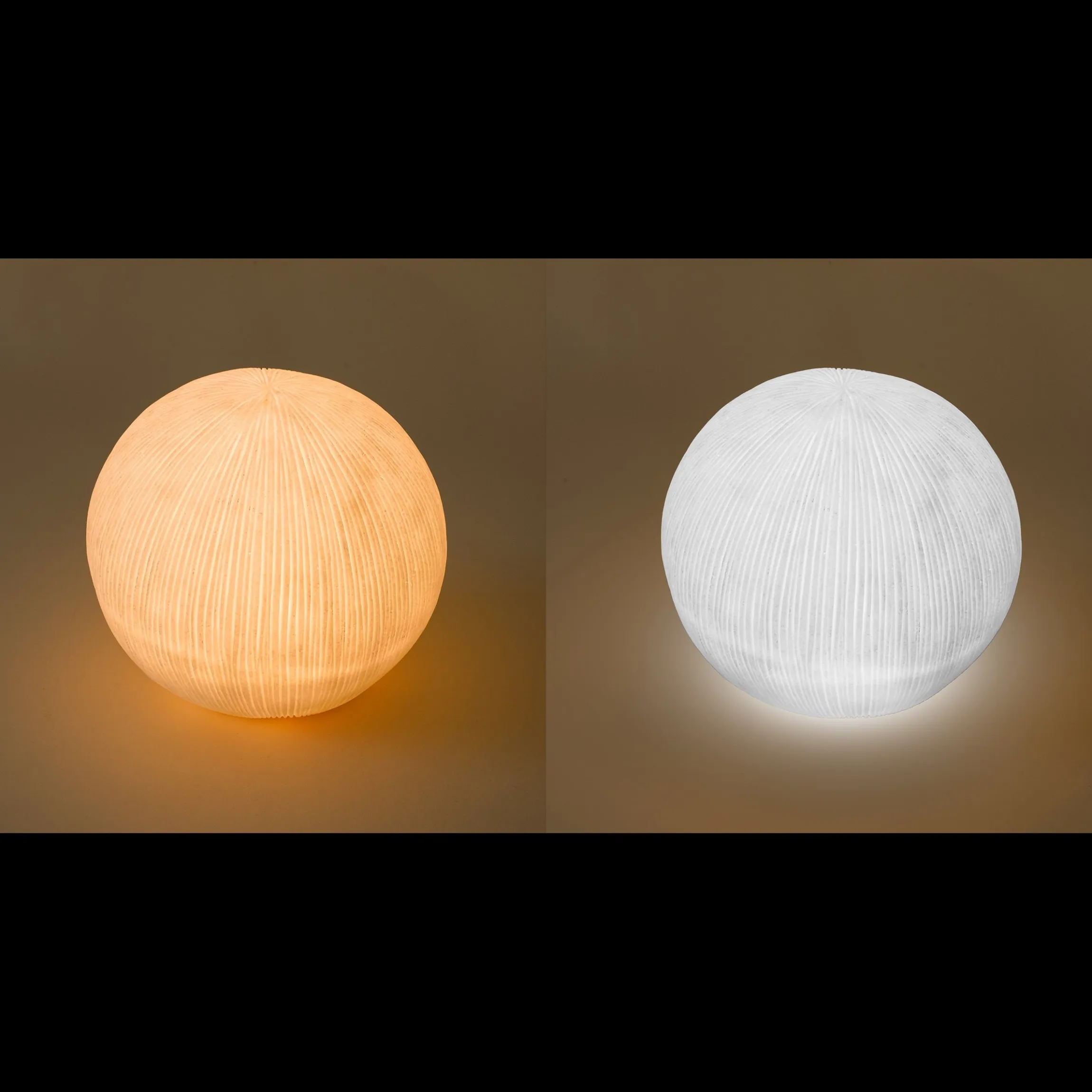 Solar Gartenkugel ⌀ 26 cm in besonderer Sandsteinoptik