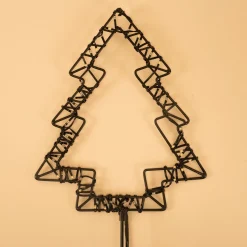 Solar Gartenstecker Weihnachtsbaum mit 60 warmweißen LEDs