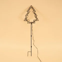 Solar Gartenstecker Weihnachtsbaum mit 60 warmweißen LEDs