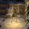 Solar Gartenstecker Weihnachtsmann mit 200 warmweißen LEDs