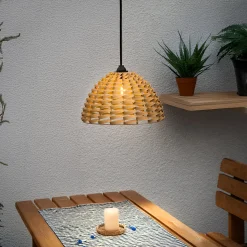 Solar Hängeleuchte Shinara warmweiß