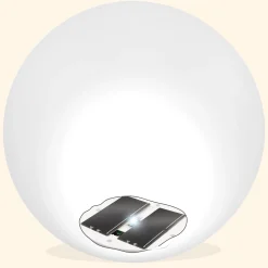 Solarkugel Basic ⌀ 30 cm mit 7 Lichtfarben