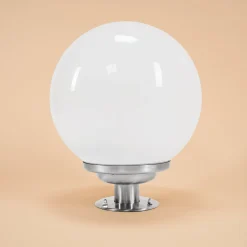 Solarkugel ⌀ 30 cm mit Edelstahl-Standfuß und Fernbedienung