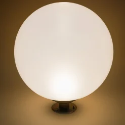 Solarkugel Liana ⌀ 50 cm mit Edelstahlfuß und Fernbedienung