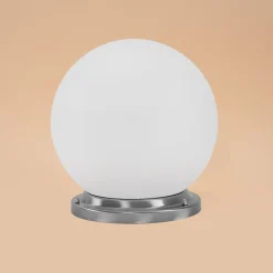 Solarkugel Liana ⌀ 25 cm mit Edelstahlsockel und Fernbedienung