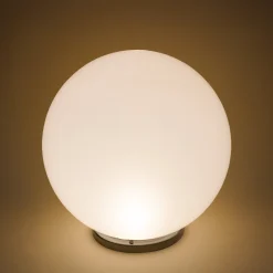 Solarkugel Liana ⌀ 40 cm mit Edelstahlsockel und Fernbedienung