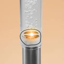 Solar LED Steckleuchtenset Twins 2er Set bernsteinfarben