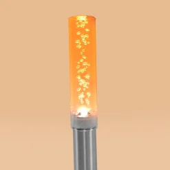 Solar LED Steckleuchtenset Twins 2er Set bernsteinfarben