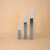 Solarleuchte Bubble Tower im 3er-Set aus Edelstahl
