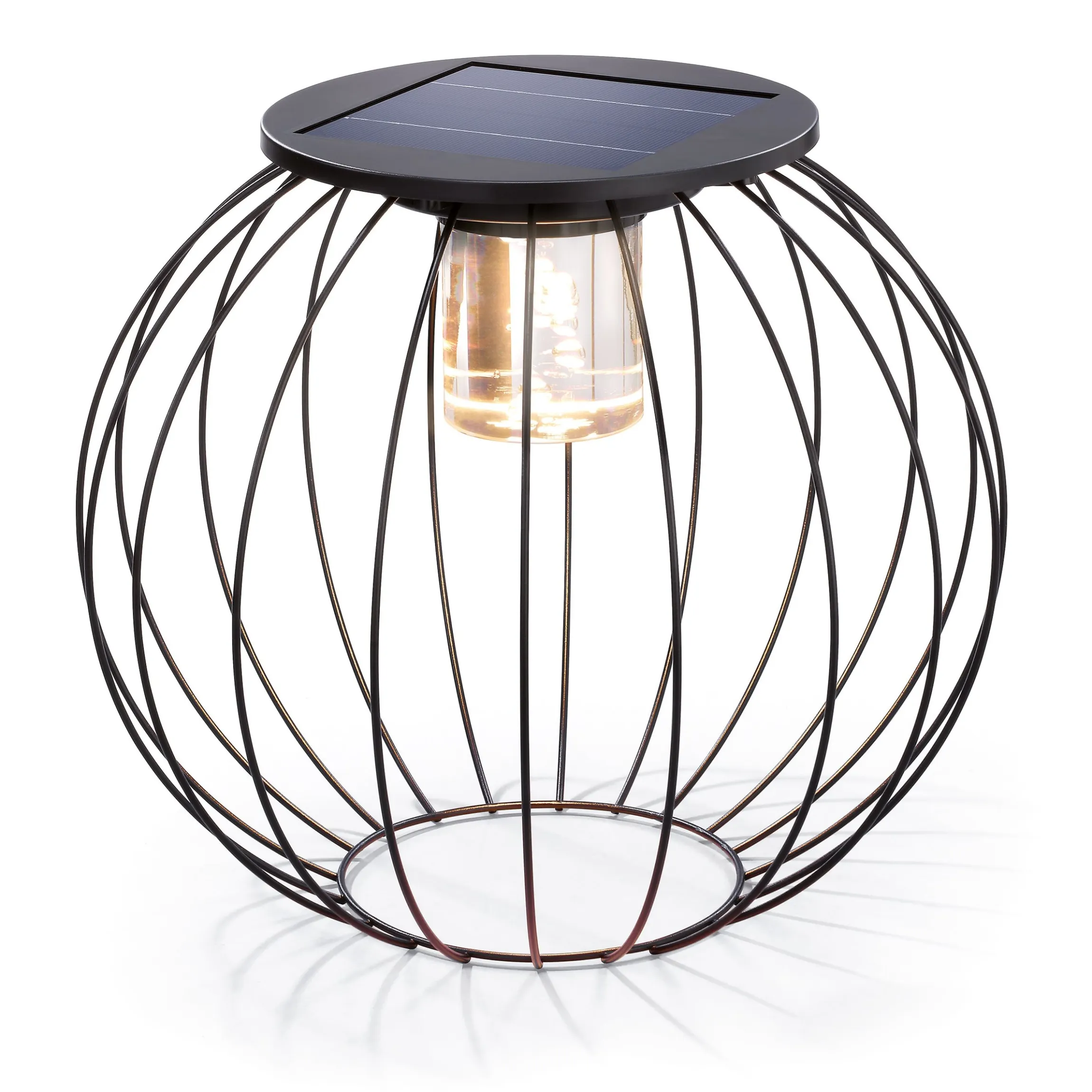 Solarleuchte Sorrent ⌀ 36 cm aus Metallstäben