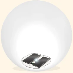 Solar Leuchtkugelset Basic ⌀ 20, 30 & 40 cm mit 7 Lichtfarben