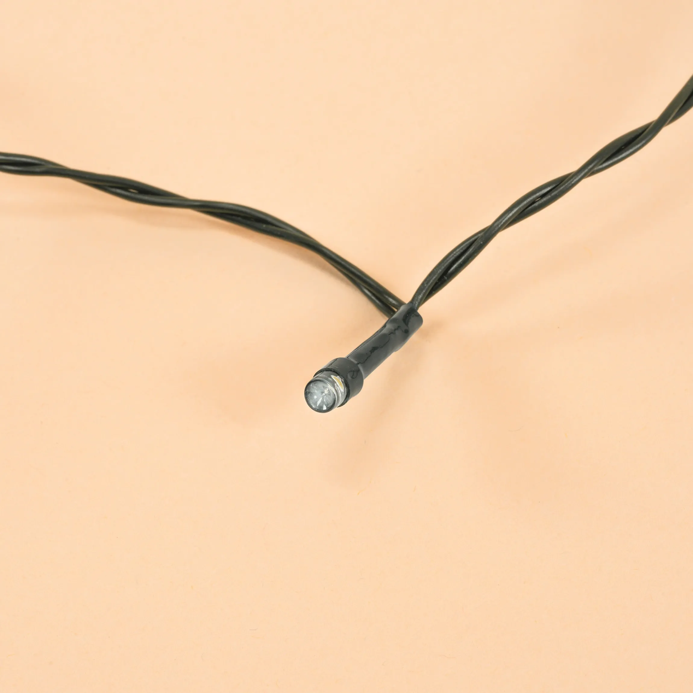 Solar Lichterkette mit 24 bernsteinfarbenen LEDs
