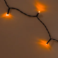 Solar Lichterkette mit 60 bernsteinfarbenen LEDs