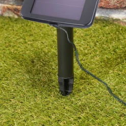 Solar Lichterkette mit 100 warmweißen LEDs
