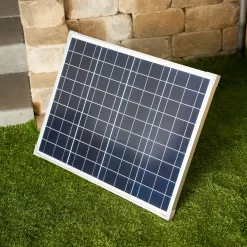 Solarmodul 50 Wp / 18 V mit Stecker 2-polig groß