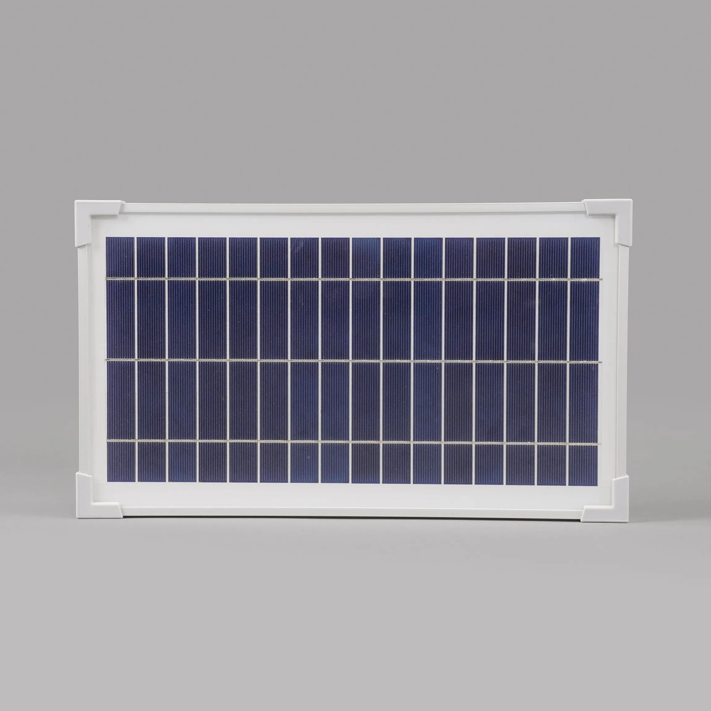 Solarmodul 8 Wp / 8 V mit Stecker 2-polig rund - neues Modell