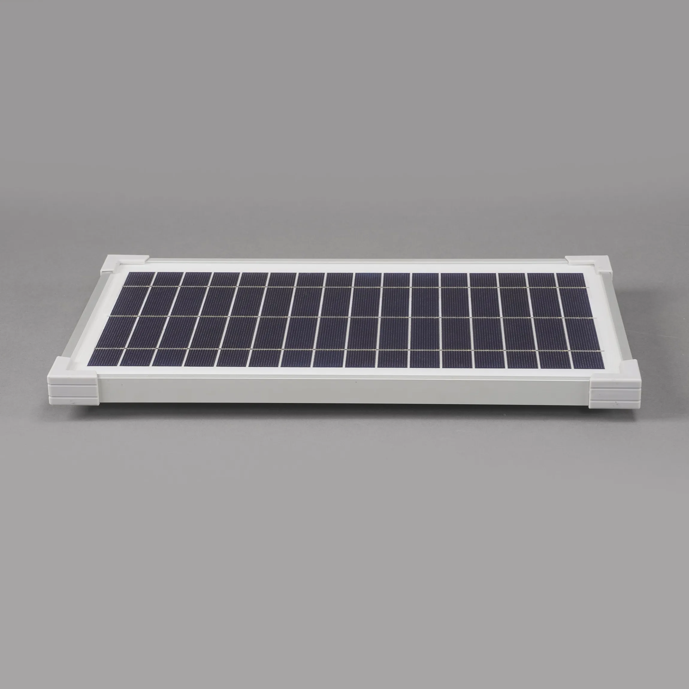 Solarmodul 8 Wp / 8 V mit Stecker 2-polig rund - neues Modell