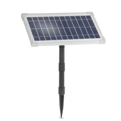 Solarmodul 8 Wp / 6 V mit Stecker 2-polig rund - neues Modell