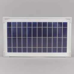 Solarmodul 8 Wp / 6 V mit Stecker 2-polig rund - neues Modell
