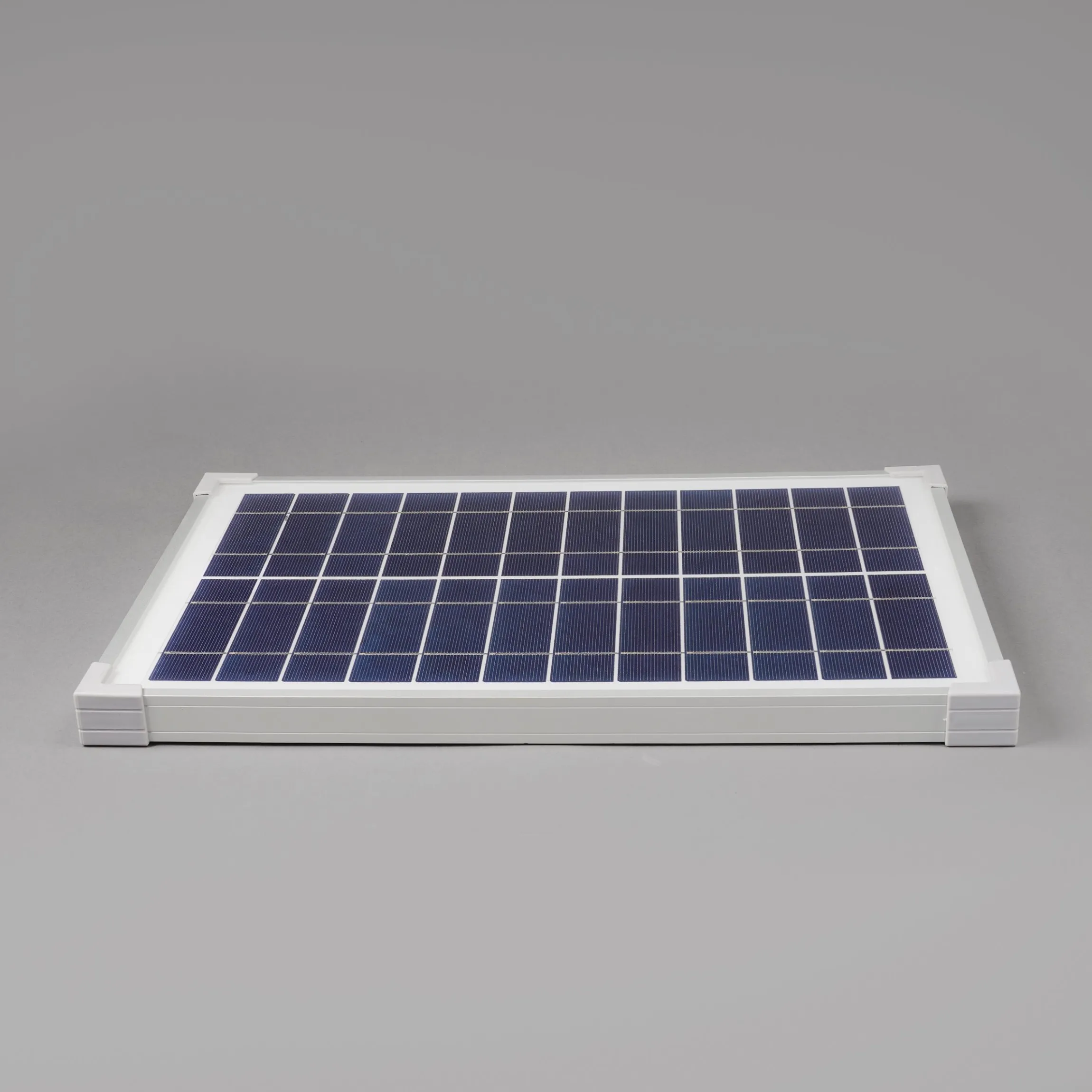 Solarmodul 12 Wp / 12 V mit Stecker 2-polig klein