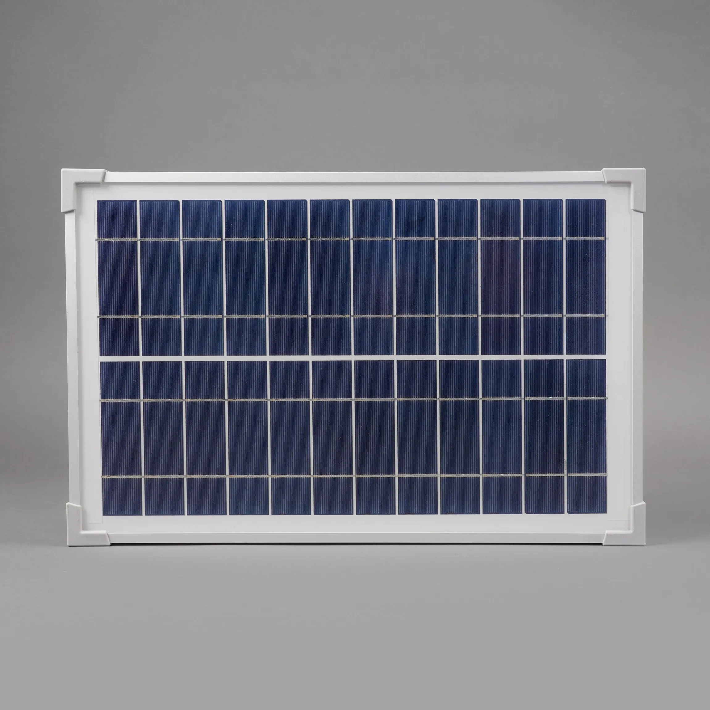 Solarmodul 12 Wp / 12 V mit Stecker 2-polig klein