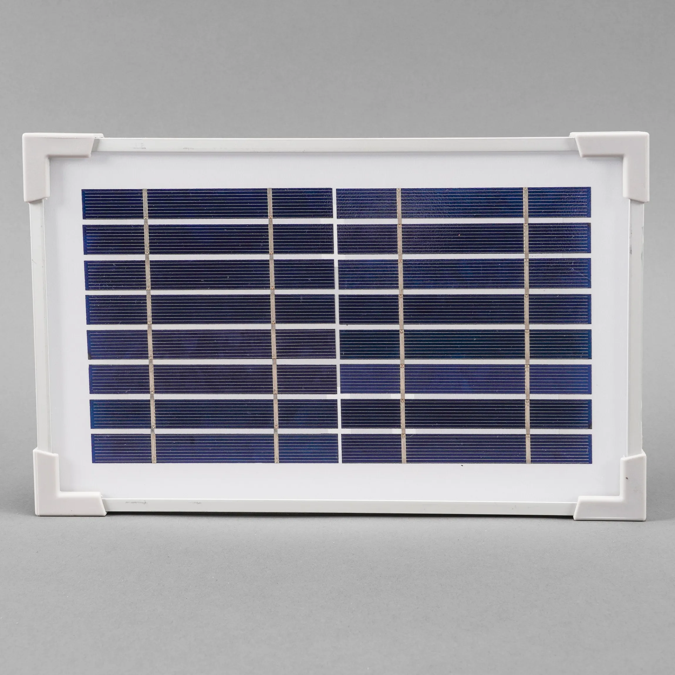 Solarmodul 3,5 Wp / 8 V mit Stecker 2-polig rund